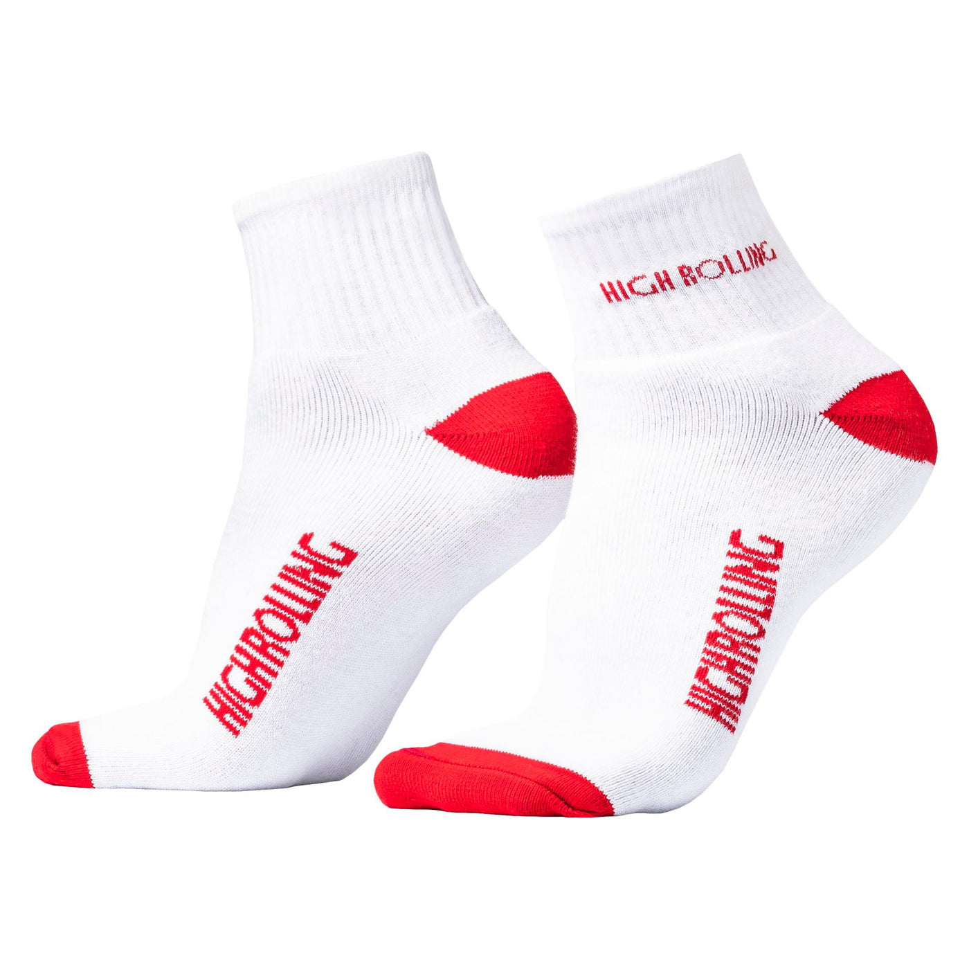 HRC Ankle Socks (White/Red)