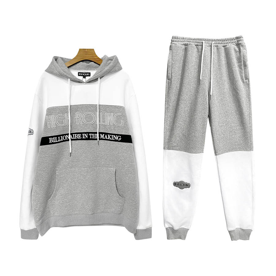 Trendy I'm Coming Hoodie and Pants Set (Gray)